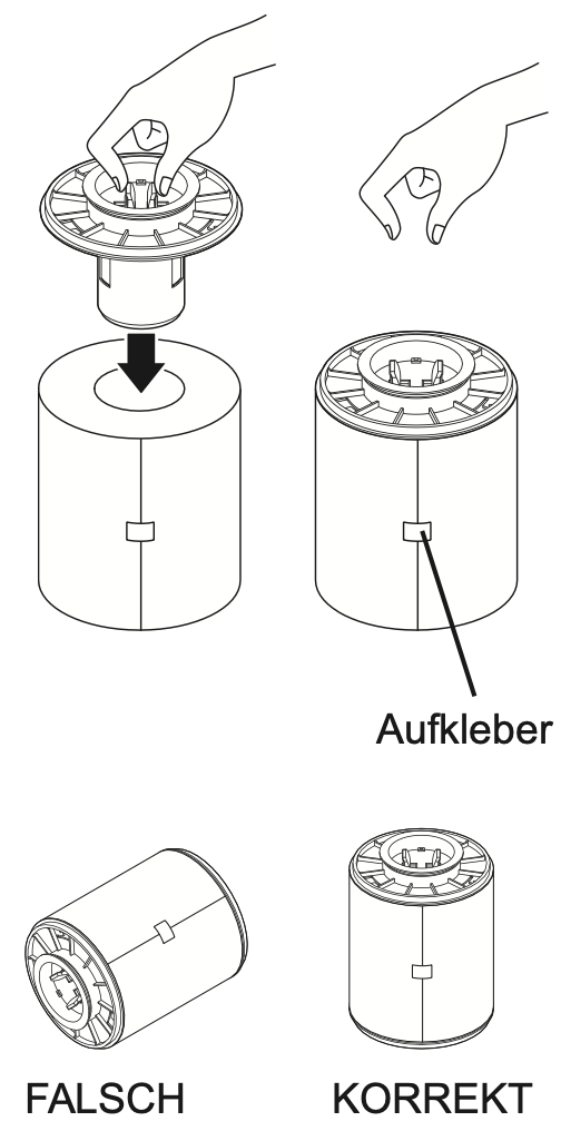 MagicMoment.events - Drucker Fehler beheben -EINLEGEN DES DRUCKPAPIERS 02